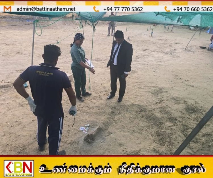 செம்மணி புதைகுழியில் மேலும் 8 மனித எலும்புக்கூடுகள் அடையாளம் காணப்பட்டன!