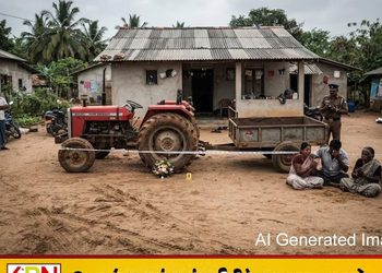 உழவியந்திர சில்லில் சிக்கி மூன்றரை வயது சிறுவன் பரிதாப உயிரிழப்பு – கிளிநொச்சியில் சோகம்!