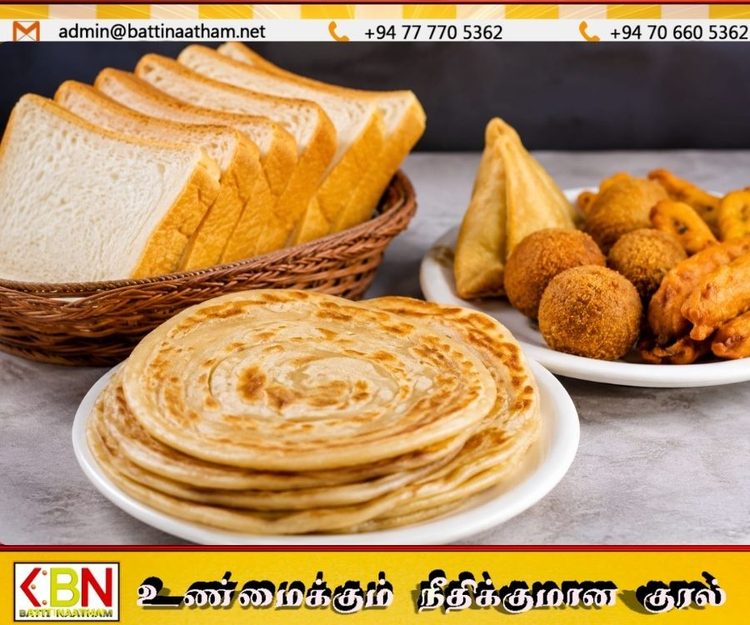 இன்று நள்ளிரவு முதல் ரொட்டி, பரோட்டா உள்ளிட்ட உணவுகளின் விலை அதிகரிப்பு!