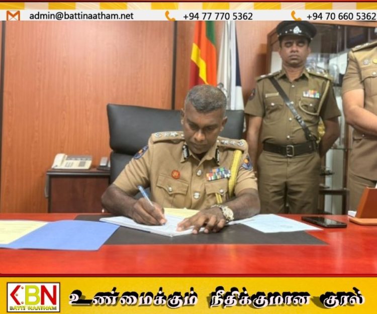 வடமாகாண சிரேஷ்ட பிரதி பொலிஸ்மா அதிபராக தினேஸ் கருணாநாயக்க கடமையேற்பு!