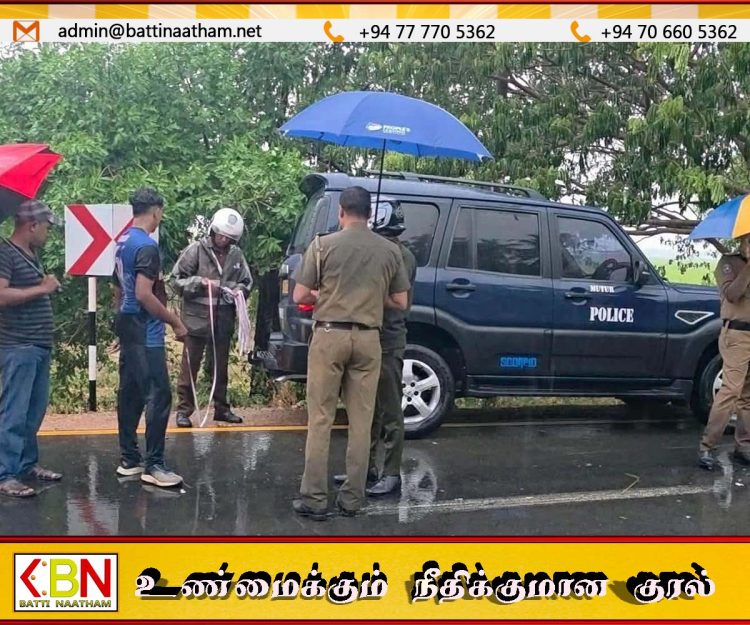 மூதூரில் கோர விபத்தில் பல்கலை மாணவன் மற்றும் பிரான்ஸ் செல்லவிருந்த இளைஞன் பலி