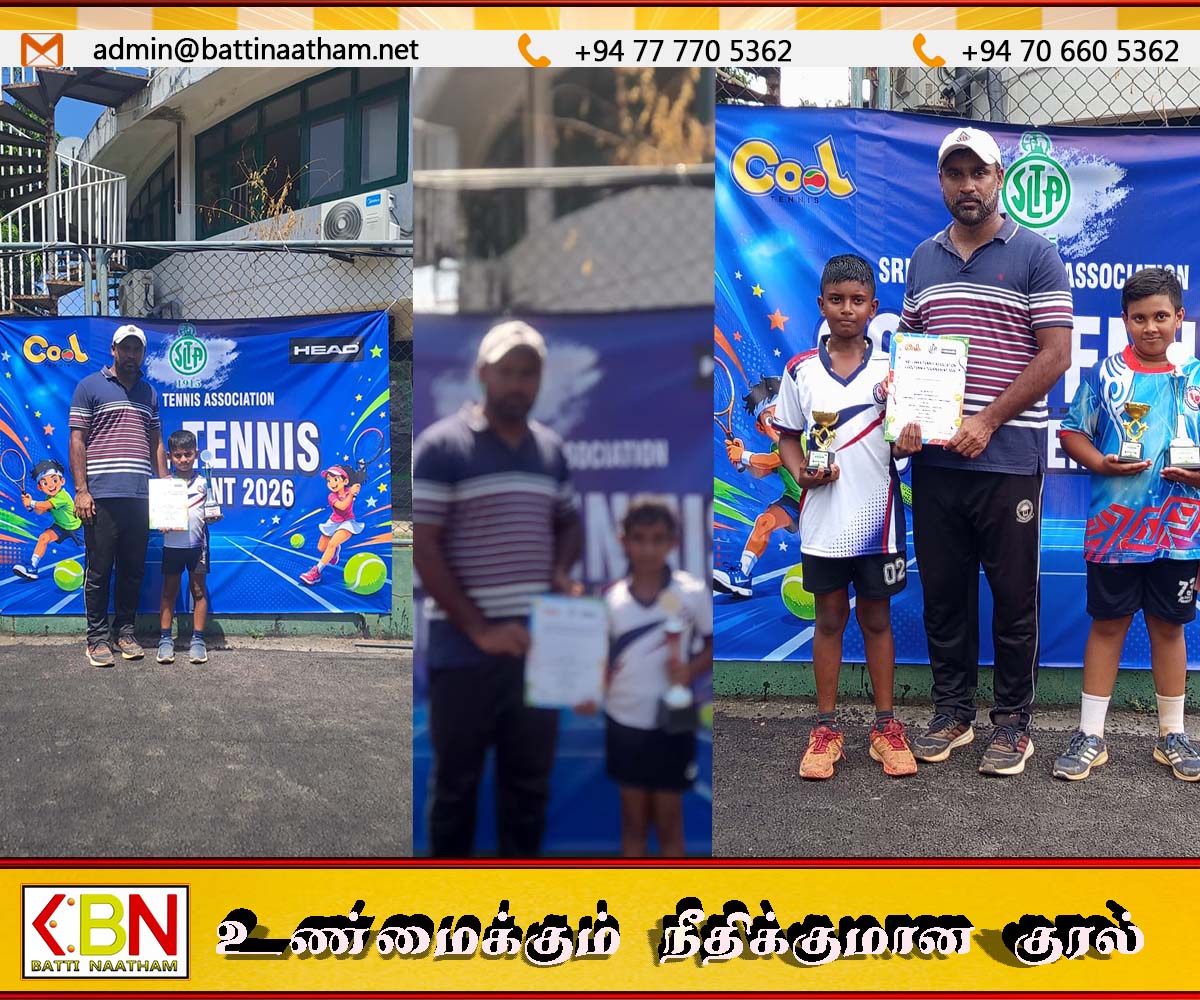 தேசிய மட்ட டென்னிஸ் போட்டியில் மட்டக்களப்பு மாணவர்கள் சாதனை