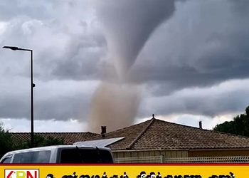 பிரான்சில் தாண்டவமாடிய சூறாவளி
