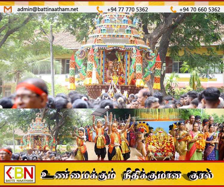 மட்டு குருக்கள்மடம் அருள்மிகு ஸ்ரீ செல்லக்கதிர்காமர் ஆலய சித்திரத்தேர்த்திருவிழா!