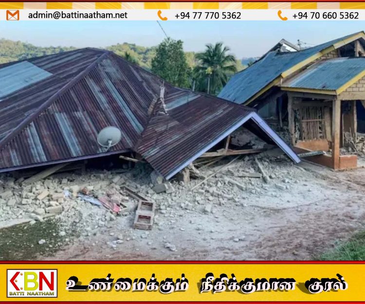 இந்தோனேசியாவில் மீண்டும் நிலநடுக்கம்; 38 பேர் பலி