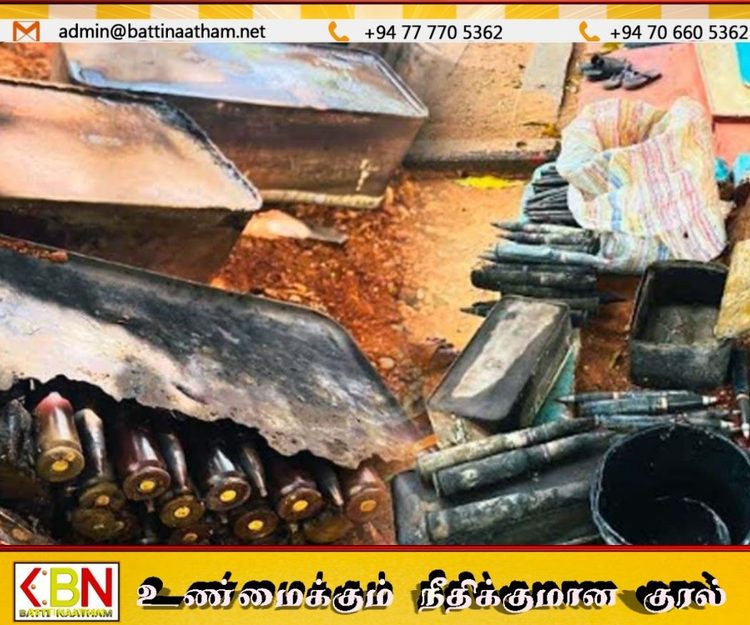 பலாலி அந்தோனிபுரத்தில் கிணற்றுக்குள் பெருமளவு வெடிபொருட்கள் கண்டெடுப்பு!