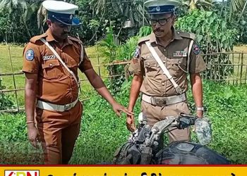 தலைக்கவசமின்றி அதிவேகமாக பயணித்த மோட்டார் சைக்கிள் விபத்து; ஒருவர் பலி!