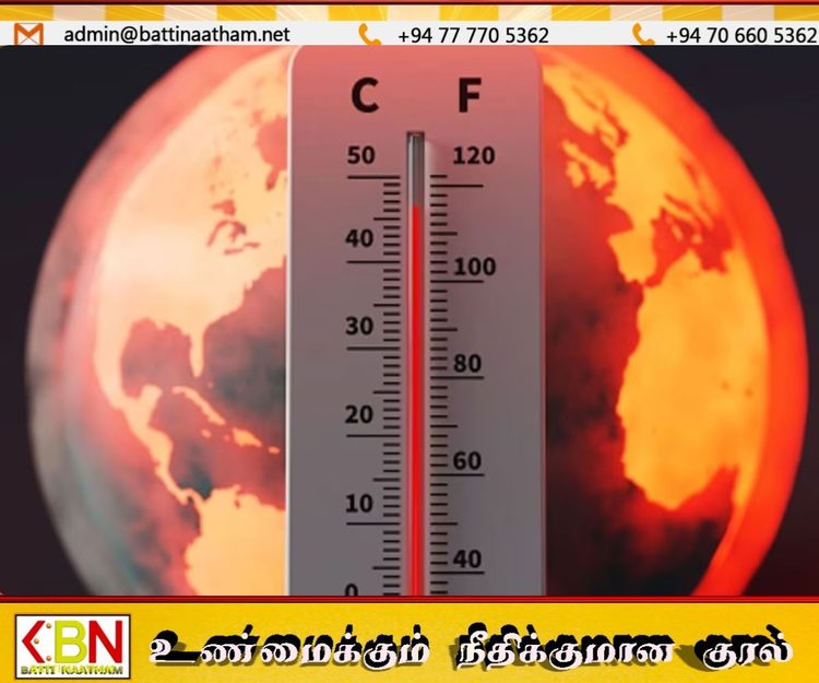 வரலாற்றில் பதிவான மிக வெப்பமான மாதமாக ஓகஸ்ட் மாதம் பதிவு; விஞ்ஞானிகள் தகவல்!