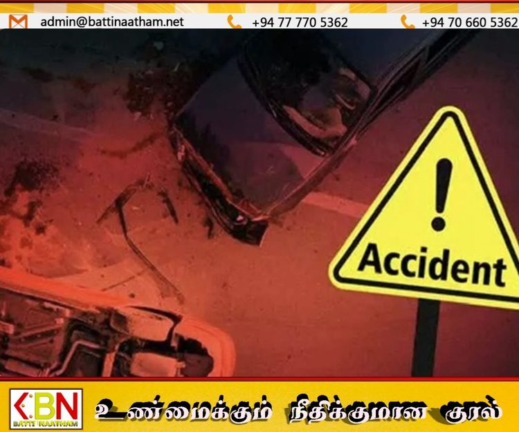 மூன்று வாகனங்கள் ஒன்றுடன் ஒன்று மோதி விபத்து; 5 பேர் காயம்!