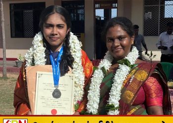 தமிழ் தினப் போட்டியில் தேசிய மட்டத்தில் இரண்டாம் இடம் பெற்ற மட்டக்களப்பு மாணவி!