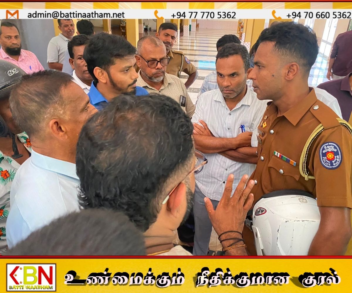 மட்டக்களப்பு மாநகரசபை – காத்தான்குடி நகரசபை இடையே ஏற்பட்ட முறுகல் காத்தான்குடி பொலிஸாரின் தலையீட்டால் முடிவுக்கு வந்தது!