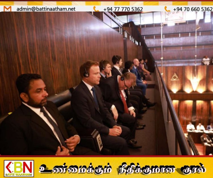 ஐரோப்பிய பாராளுமன்றத் தூதுக்குழு இலங்கை பாராளுமன்றத்திற்கு விஜயம்
