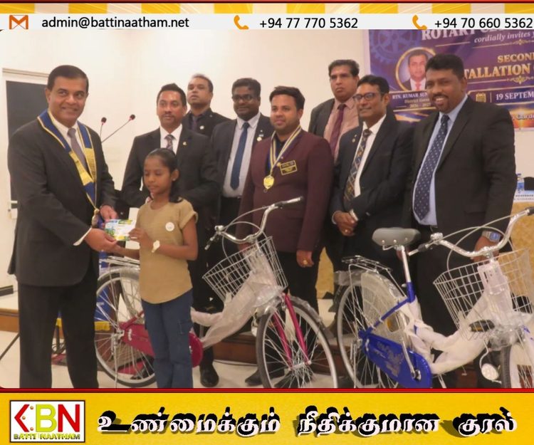 பட்டிருப்பு ரோட்டரி கழகத்தின் இரண்டாவது பதவியேற்பு விழா; மாணவர்களுக்காக மூன்று புதிய சமூகநலத் திட்டங்கள்!
