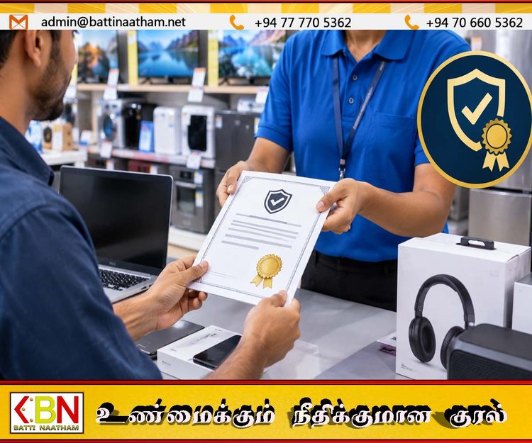 மின் மற்றும் மின்னணு சாதனங்களுக்கு குறைந்தபட்சம் 6 மாத எழுத்துபூர்வ உத்தரவாதம் கட்டாயம்