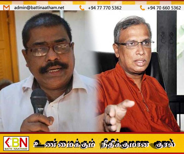 மட்டக்களப்பில் சிவஞ்ஞானம், சுமந்திரன் உட்பட்ட 4 பேருக்கு எதிராக அரியநேந்திரன் வழக்குத்தாக்கல்