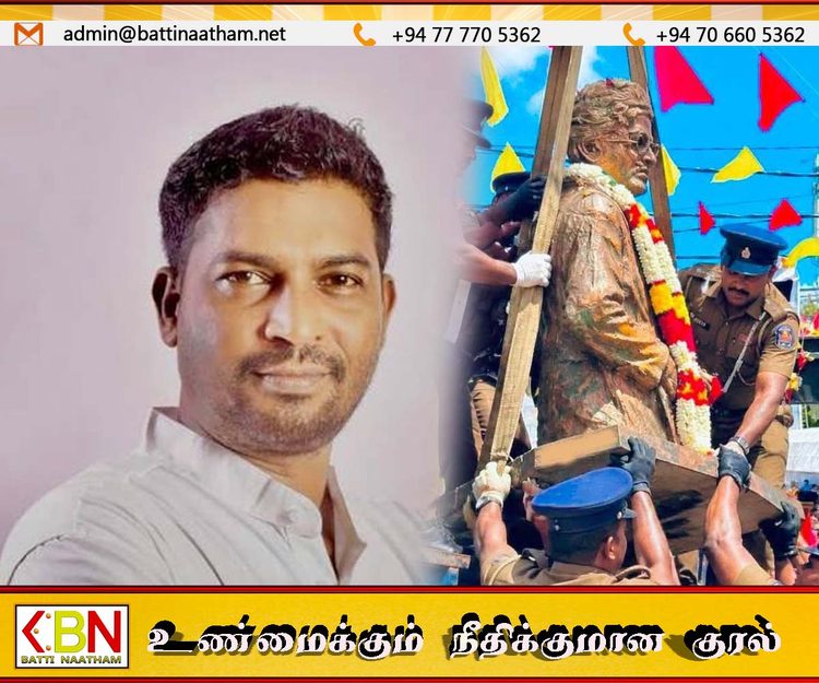 திலீபன் சிலை அகற்றம்; அரசுக்கு நன்றி தெரிவித்த அருண் சித்தார்த்!