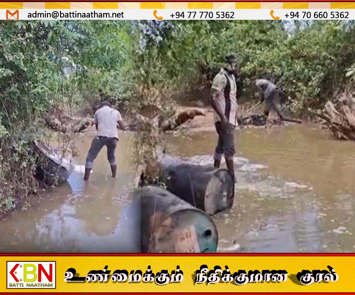 மட்டு கண்டியனாறில் சட்டவிரோத கசிப்பு உற்பத்தி நிலையம் முற்றுகை