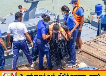 தலைமன்னார் கடற்பரப்பிலிருந்து கைவிடப்பட்டிருந்த நிலையில் சிறுவர்கள் உள்ளிட்ட11 பேர் மீட்பு