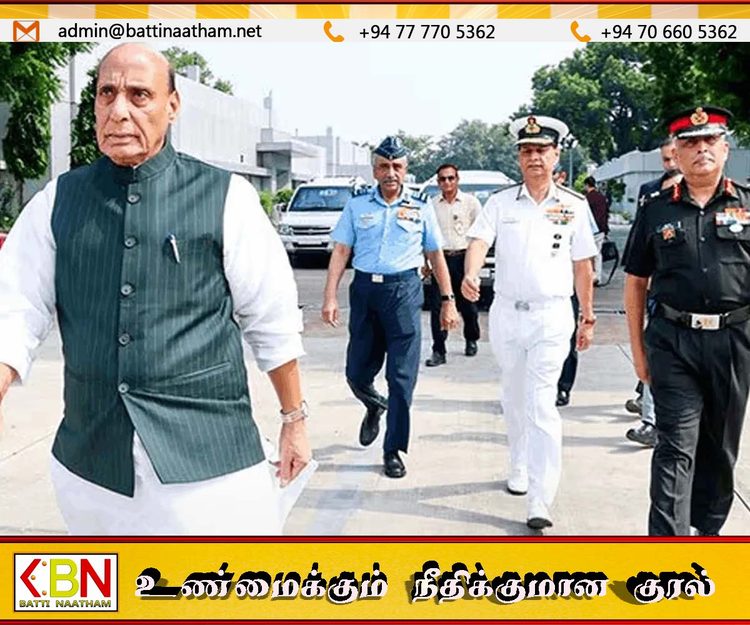 இந்திய பாதுகாப்பு அமைச்சர் இலங்கை விஜயம்