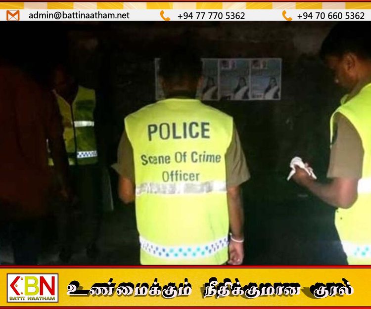 மட்டக்களப்பு சித்தாண்டியில் மனைவியை கத்தியால் குத்தி கொலை செய்த கணவன் தப்பி ஓட்டம்