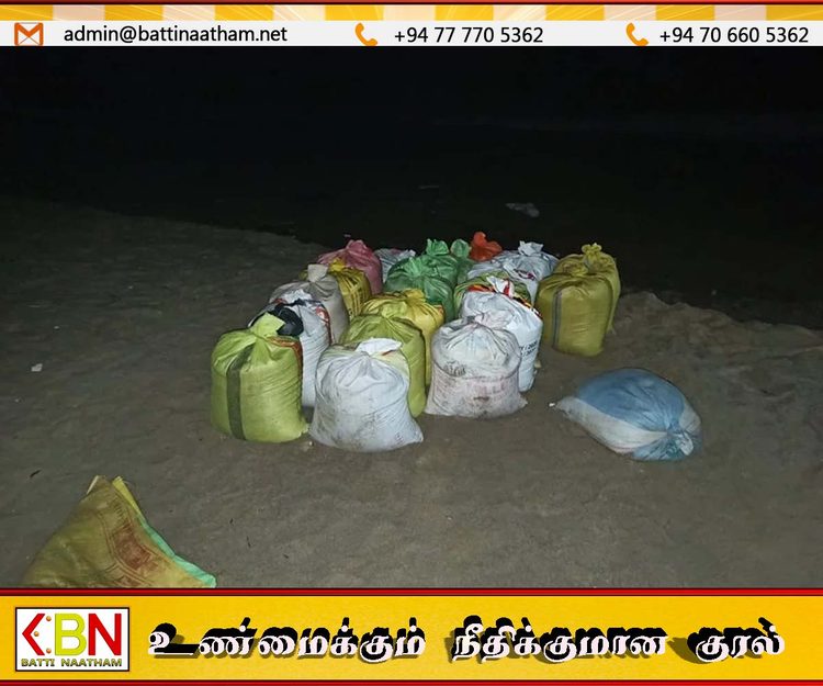 அம்பாறை கடற்கரைகளில் அதிகரிக்கும் சட்டவிரோத கடல்மண் கடத்தல்