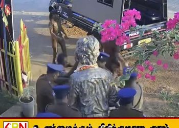 தியாக தீபம் திலீபனின் உருவச்சிலை அகற்றிய பொலிஸார்