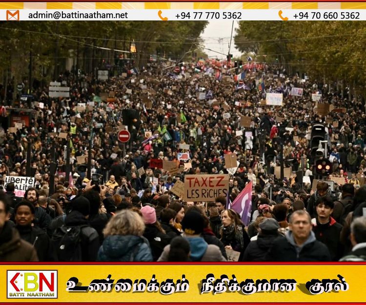 மீண்டும் பிரான்சில் வெடித்த போராட்டம்; சுமார் 1,000 பேர் கைது