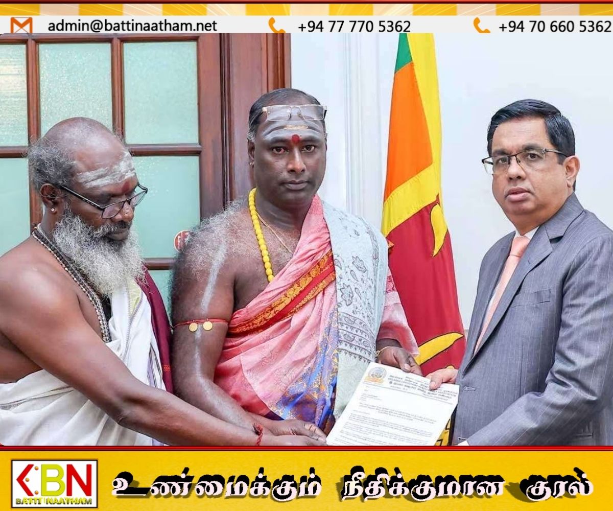 அனோஜனை மீட்க ஜனாதிபதிக்கு மலையக இந்து குருமார் ஒன்றியம் மனு!