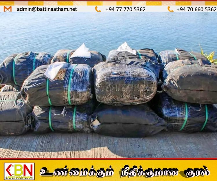 சட்டவிரோதமாக கொண்டுவரப்பட்ட 570 கிலோவுக்கும் அதிகமான பீடி இலைகள் கடற்படையினரால் மீட்பு!