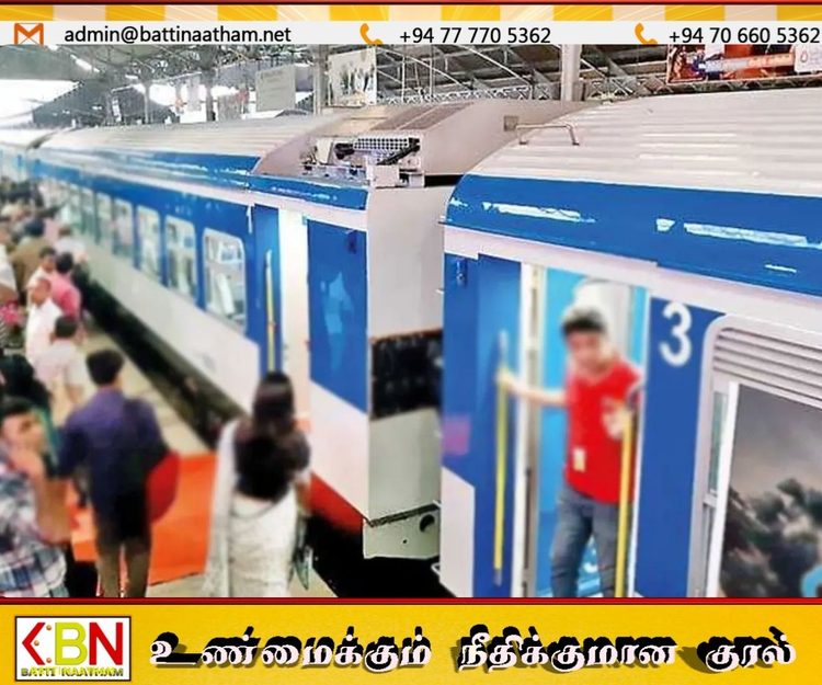 வடக்கு, மலையக ரயில் சேவைகளில் பாரிய வீழ்ச்சி; 60 சேவைகளில் 16 மட்டுமே இயக்கம்!
