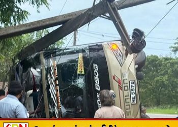 புத்தளம் – அநுராதபுரம் வீதியில் கோர விபத்து; இருவர் பலி; 15க்கும் மேற்பட்டோர் காயம்!
