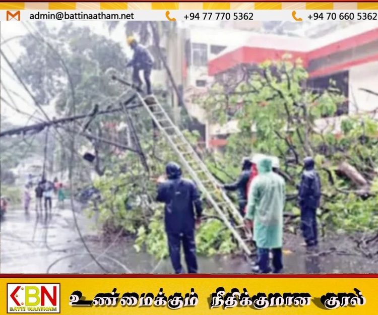 ஆந்திராவில் பலத்த சூறாவளி காற்றுடன் கனமழை; 85,000 பேர் முகாம்களில் தஞ்சம்!