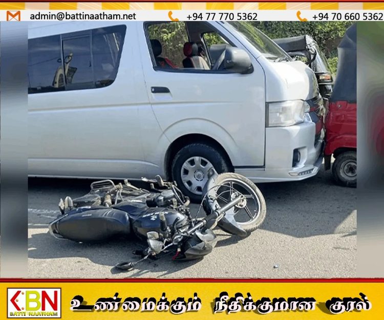 ஹட்டன் – கொழும்பு பிரதான வீதியில் கோர விபத்து நான்கு வாகனங்கள் சேதம்; இருவர் காயம்!