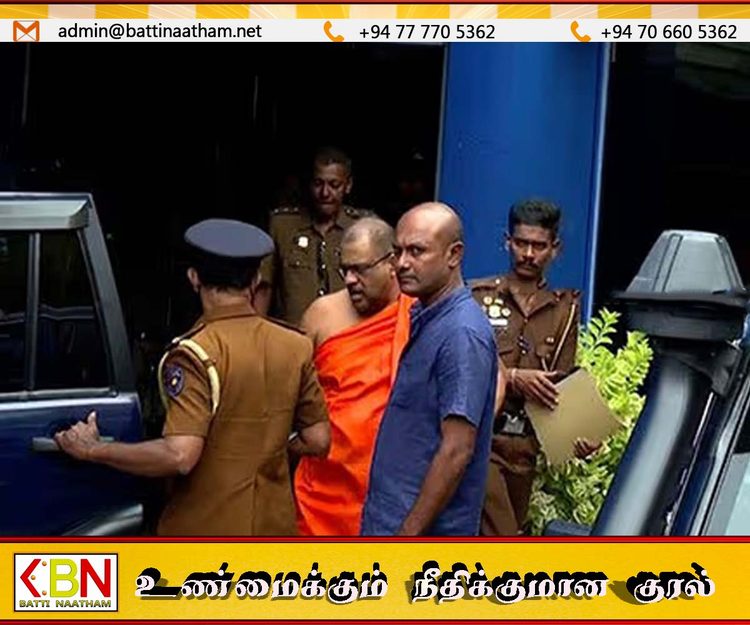 நாளை வரை ஞானசார தேரருக்கு விளக்கமறியல்