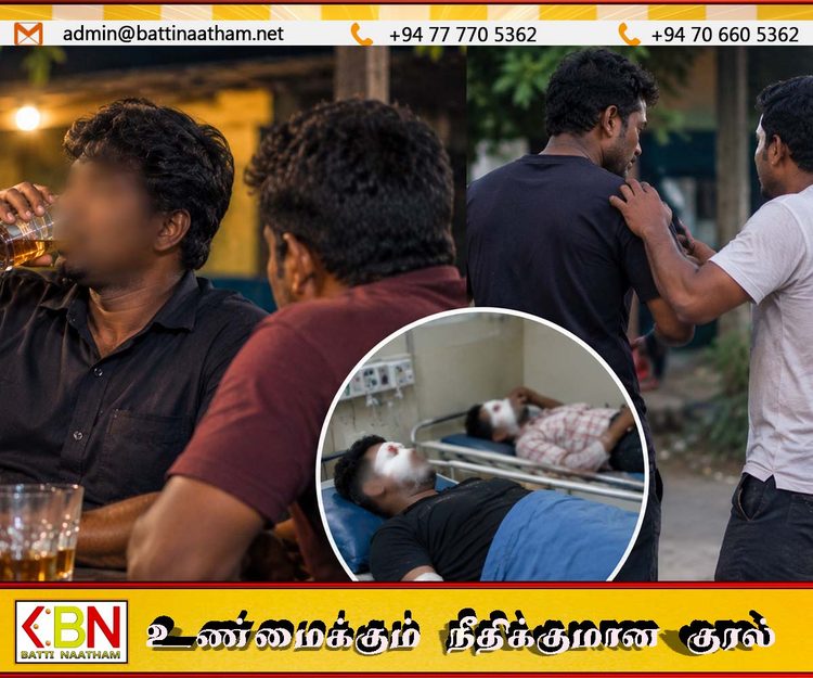 வவுணதீவில் குற்றவாளிகளுடன் மது அருந்திய பொலிஸ் கொஸ்தாப்பர் பணியில் இடைநீக்கம்