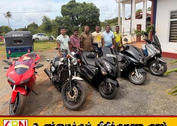 யாழில் அதிக வேகம் கொண்ட சட்டவிரோத மோட்டார் சைக்கிள்கள் பறிமுதல்