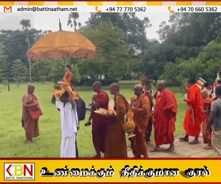கொழும்பு விகார மகாதேவி பூங்காவில் ஞானசார தேரரின் விடுதலையை தேடும் பிக்குகள்