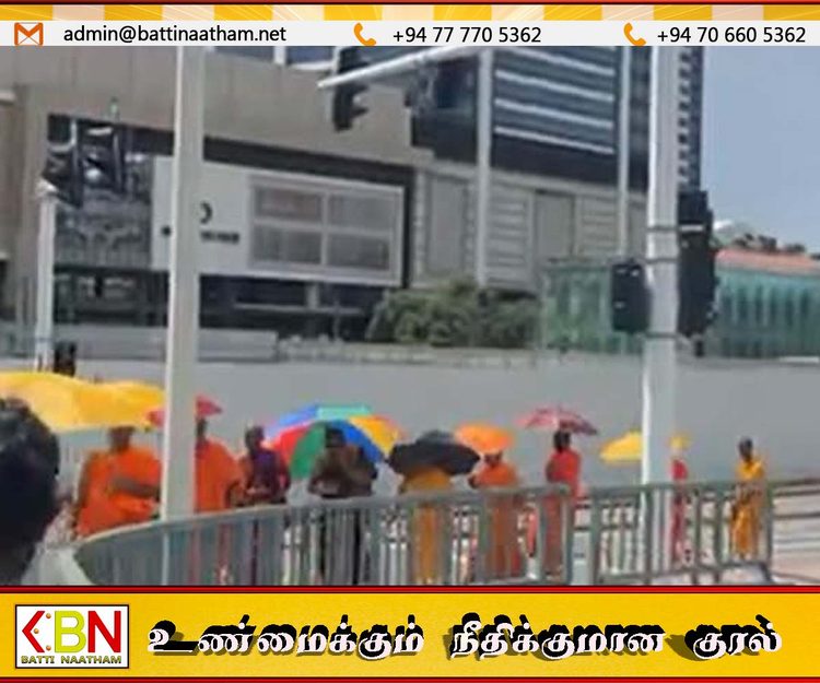 மூட்டை முடிச்சை கட்டி வெளியேறினர் தேரர் குழுவினர்