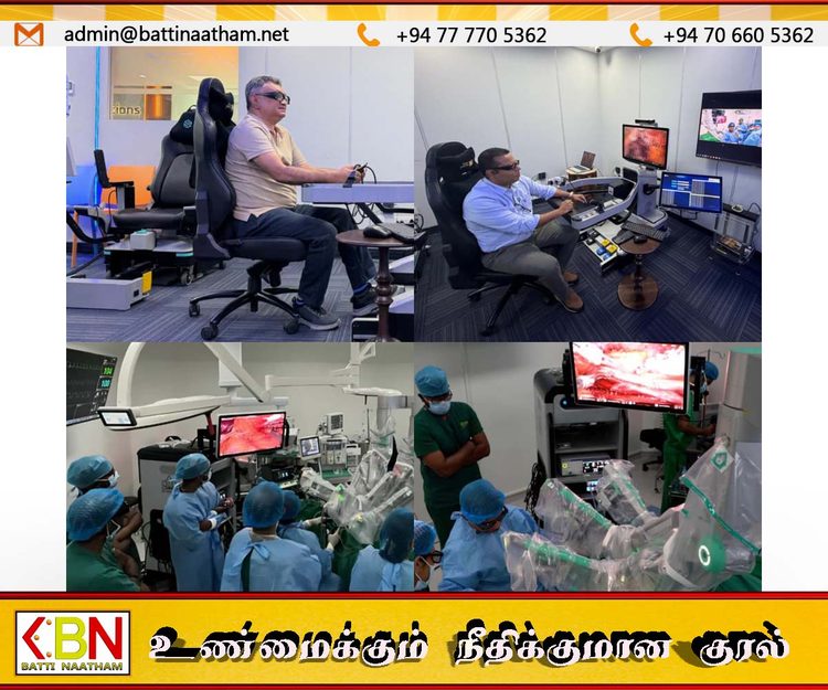 ரோபோ தொழில்நுட்பம் மூலம் புதுடெல்லியில் இருந்து இலங்கையில் செய்த அறுவைச் சிகிச்சை வெற்றி