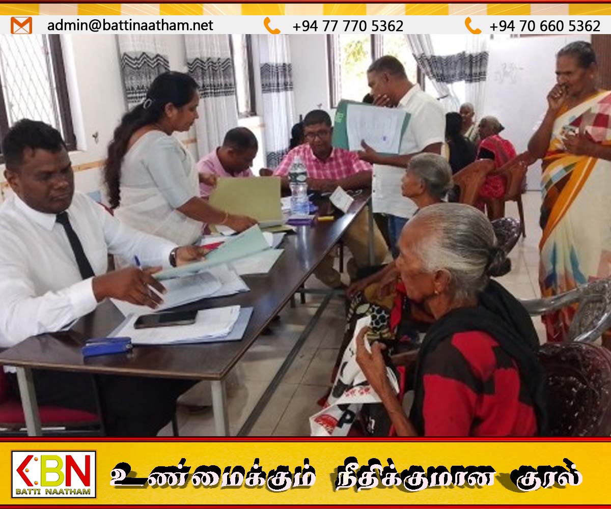 கல்முனையில் காணாமல் ஆக்கப்பட்டோரின் 119 குடும்பங்களிடம் விசாரணை!